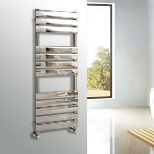 Hartland Queenstown 1200 x 450mm Chrome Designer Towel Radiator