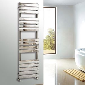 Hartland Queenstown 1600 x 450mm Chrome Designer Towel Radiator