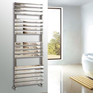 Hartland Queenstown 1600 x 600mm Chrome Designer Towel Radiator