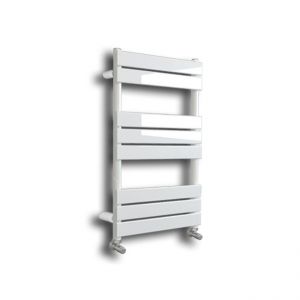 Hartland Queenstown 800 x 450mm Gloss White Designer Towel Radiator