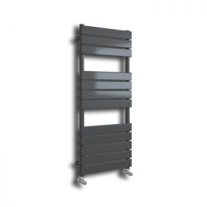 Hartland Queenstown 1200 x 600mm Matt Grey Designer Towel Radiator