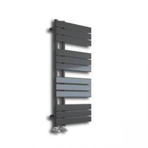 Hartland Wellington 1126 x 500mm Grey Designer Towel Radiator