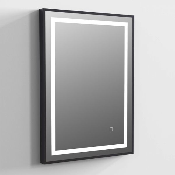 Hartland Darcy 500 x 700 Black Frame LED Bathroom Mirror