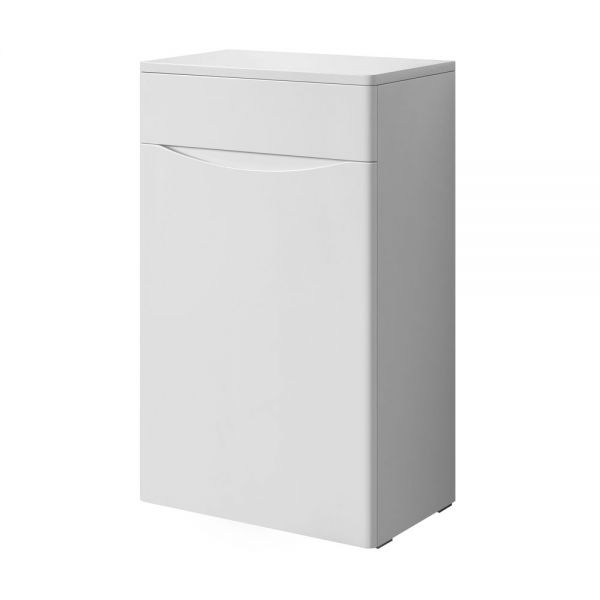 Hartland Naples 500 White Floor Standing Slimline Toilet Unit