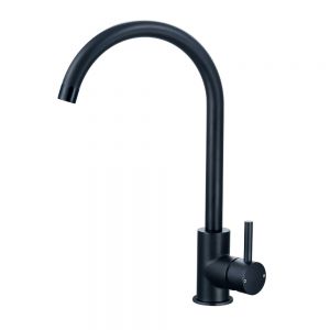 Hartland Merthyr Black Mono Kitchen Mixer Tap