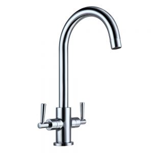 Hartland Merthyr Chrome Dual Lever Mono Kitchen Mixer Tap