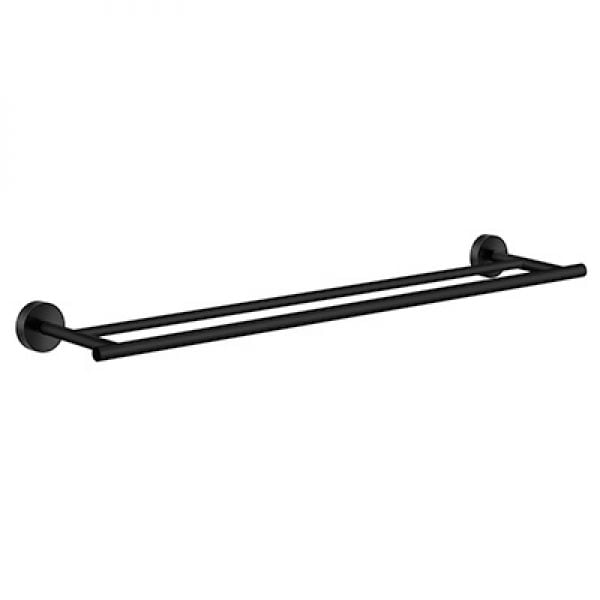 Smedbo Home 648mm Black Double Towel Rail HB3364