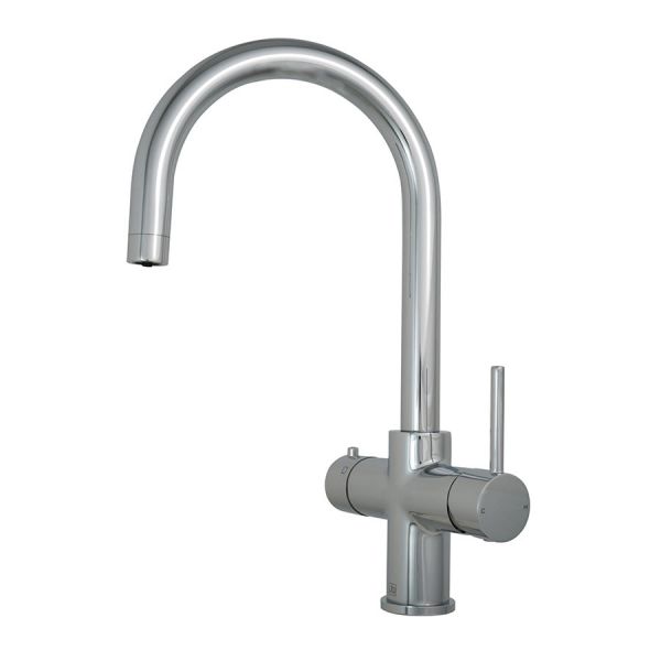 JTP Chrome 4 in 1 Boiling Hot and Filtered Cold Water Kitchen Mixer Tap and Tank