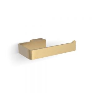 hib. Atto Brushed Brass Toilet Roll Holder