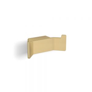 hib. Atto Brushed Brass Double Robe Hook