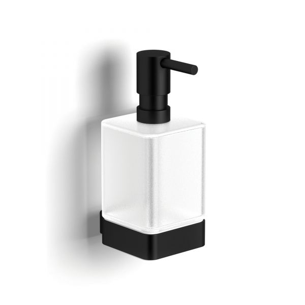 HIB Atto Black Wall Mounted Soap Dispenser