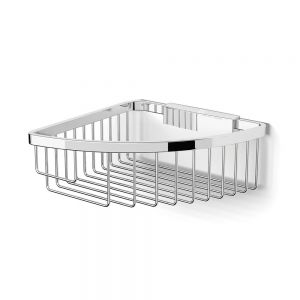 hib. Chrome Corner Wired Shower Basket 190mm