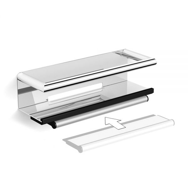 hib. Chrome Multi Feature Shower Shelf