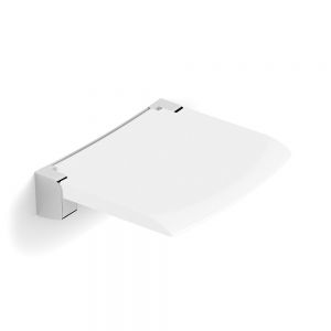 HIB White Folding Shower Seat