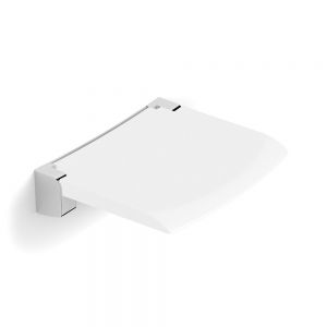 hib. White Folding Shower Seat