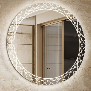 HIB Bellus 100 Round Illuminated LED Bathroom Mirror