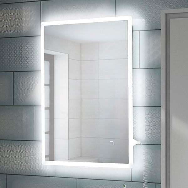 HIB Vega 60 LED Bathroom Mirror 800 x 600mm