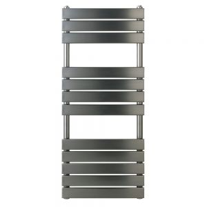 JTP HIX 1200 x 500 Brushed Black Designer Towel Rail