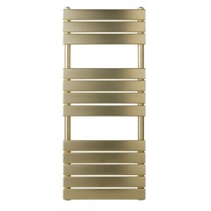 JTP HIX 1200 x 500 Brushed Brass Designer Towel Rail