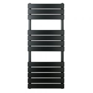 JTP HIX 1200 x 500 Matt Black Designer Towel Rail