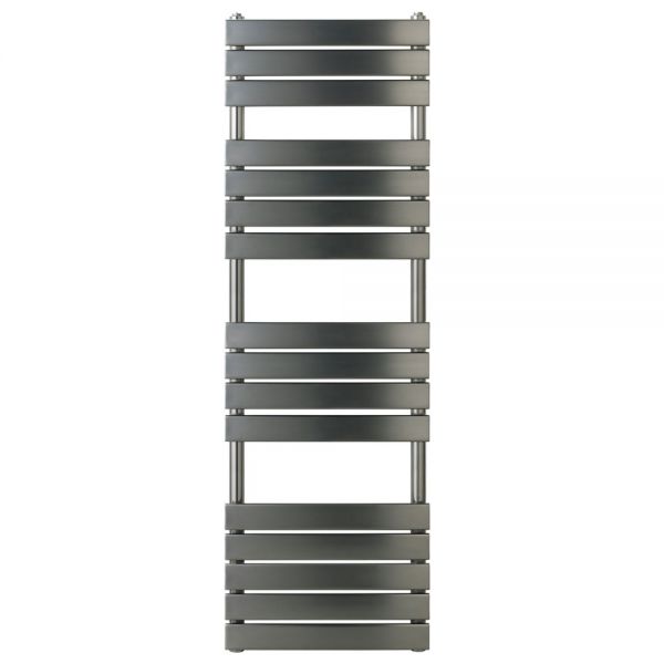 JTP HIX 1600 x 500 Brushed Black Designer Towel Rail