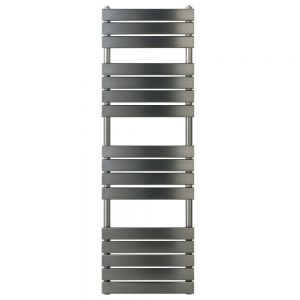 JTP HIX 1600 x 500 Brushed Black Designer Towel Rail