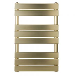 JTP HIX 800 x 500 Brushed Brass Designer Towel Rail