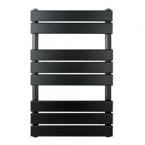 JTP HIX 800 x 500 Matt Black Designer Towel Rail