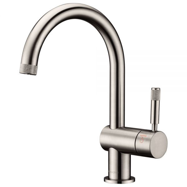 Clearwater Hotshot 1 Brushed Nickel Boiling Hot Water Only Kitchen Tap