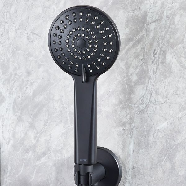 Bristan Hourglass Matt Black 2 Outlet Shower Pack with Overhead Shower and Handset #5
