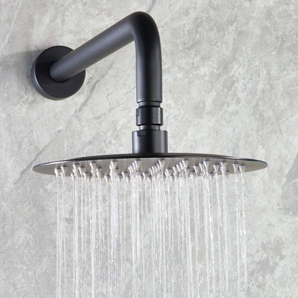 Bristan Hourglass Matt Black 2 Outlet Shower Pack with Overhead Shower and Handset #4