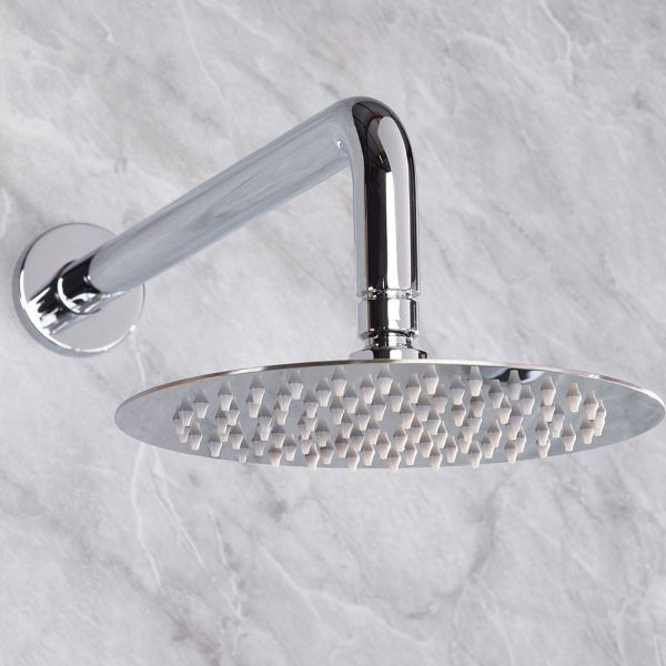 Bristan Hourglass Chrome 2 Outlet Shower Pack with Overhead Shower and Riser Rail Kit #5