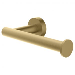 Britton Hoxton Brushed Brass Toilet Roll Holder