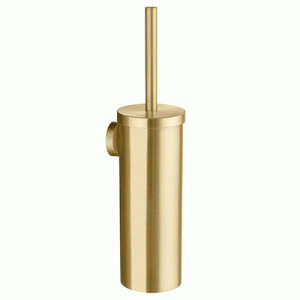 Smedbo Home Brushed Brass Wall Mounted Toilet Brush HV332