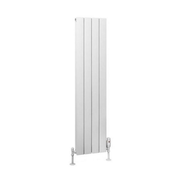 Eastbrook Hadleigh 1200 x 275 Matt White Aluminium Designer Radiator