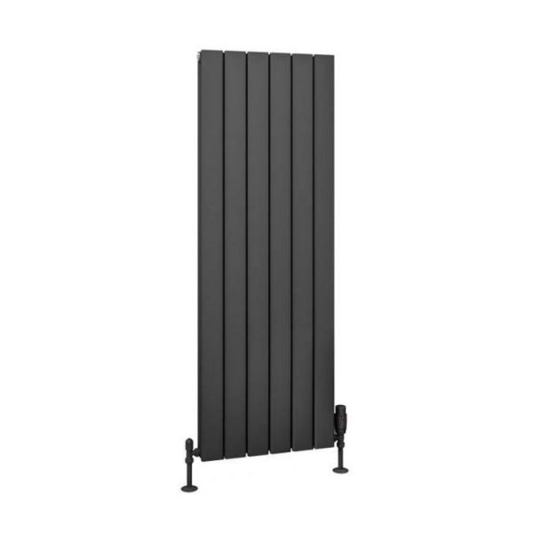 Eastbrook Hadleigh 1200 x 415 Matt Anthracite Aluminium Designer Radiator