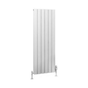 Eastbrook Hadleigh 1200 x 415 Matt White Aluminium Designer Radiator