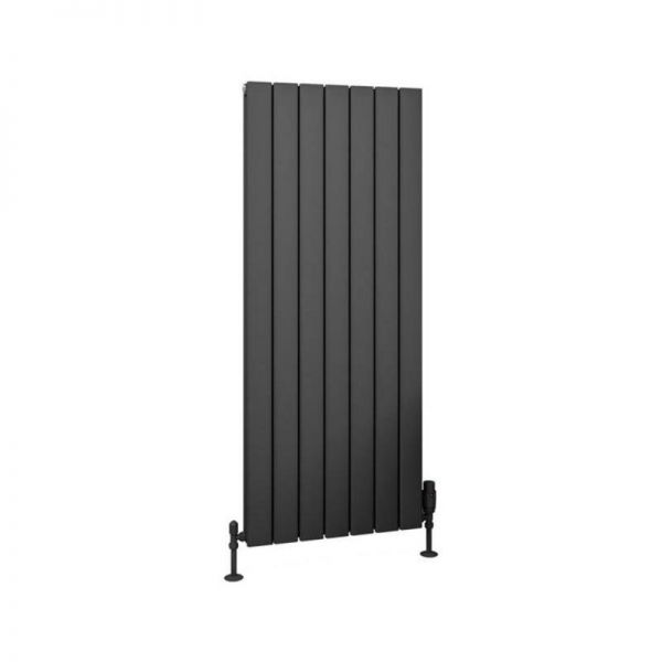 Eastbrook Hadleigh 1200 x 485 Matt Anthracite Aluminium Designer Radiator