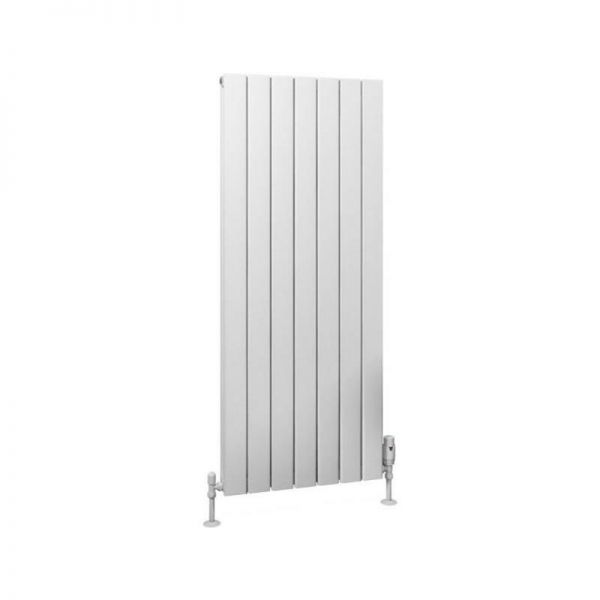 Eastbrook Hadleigh 1200 x 485 Matt White Aluminium Designer Radiator
