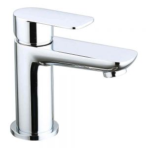 Hartland Barmouth Chrome Mini Basin Mixer Tap with Click Clack Waste