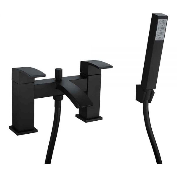 Hartland Brecon Black Bath Shower Mixer Tap
