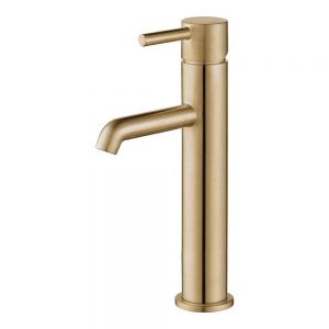Hartland Chepstow Brushed Brass Tall Basin Mixer Tap