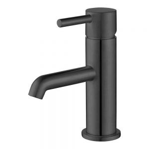 Hartland Chepstow Gunmetal Mono Basin Mixer Tap with Click Clack Waste