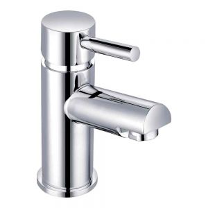 Hartland Harlech Chrome Mini Basin Mixer Tap with Click Clack Waste