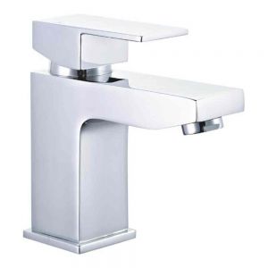 Hartland Raglan Chrome Mono Basin Mixer Tap with Click Clack Waste