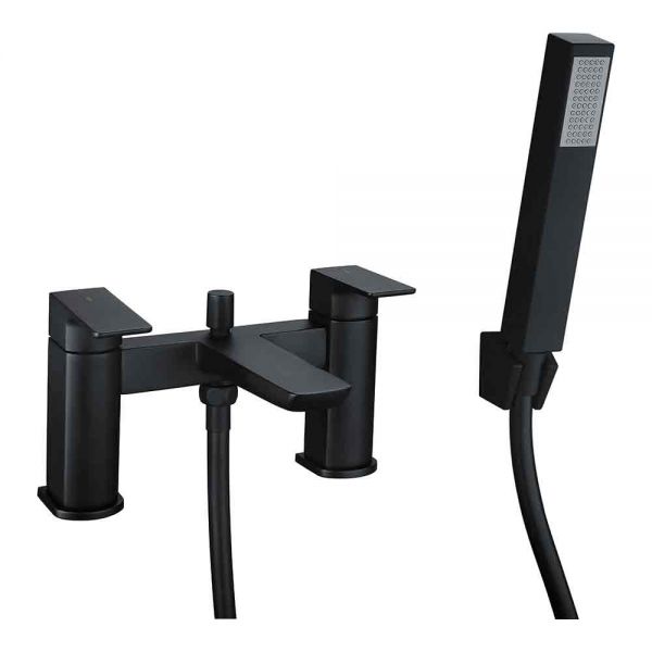 Hartland Swansea Black Bath Shower Mixer Tap