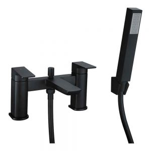 Hartland Swansea Black Bath Shower Mixer Tap