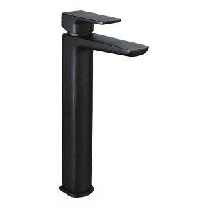Hartland Swansea Black Tall Basin Mixer Tap