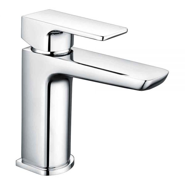 Hartland Swansea Chrome Mini Basin Mixer Tap with Click Clack Waste