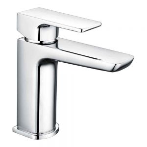 Hartland Swansea Chrome Mini Basin Mixer Tap with Click Clack Waste